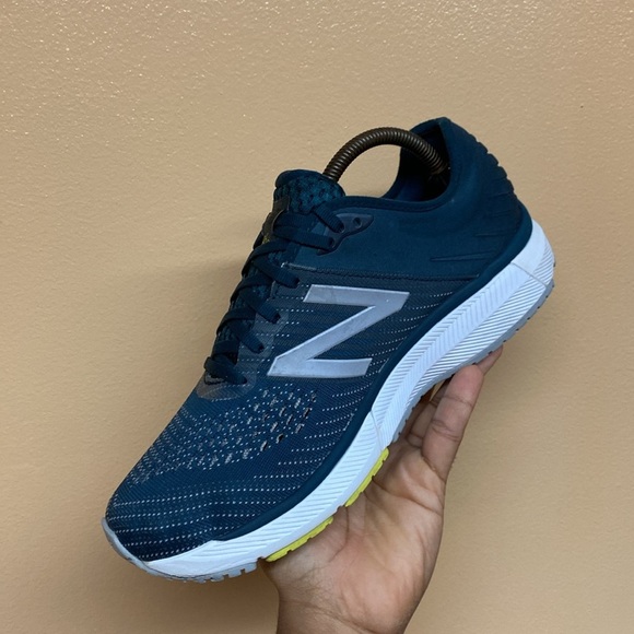 New Balance 860 V10 Running Sneakers Blue Green Volt - Picture 9 of 16